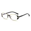 Women's Cat Eye Retro Sunglasses: High-End Brown Metal Frame, Chic and Unique Design