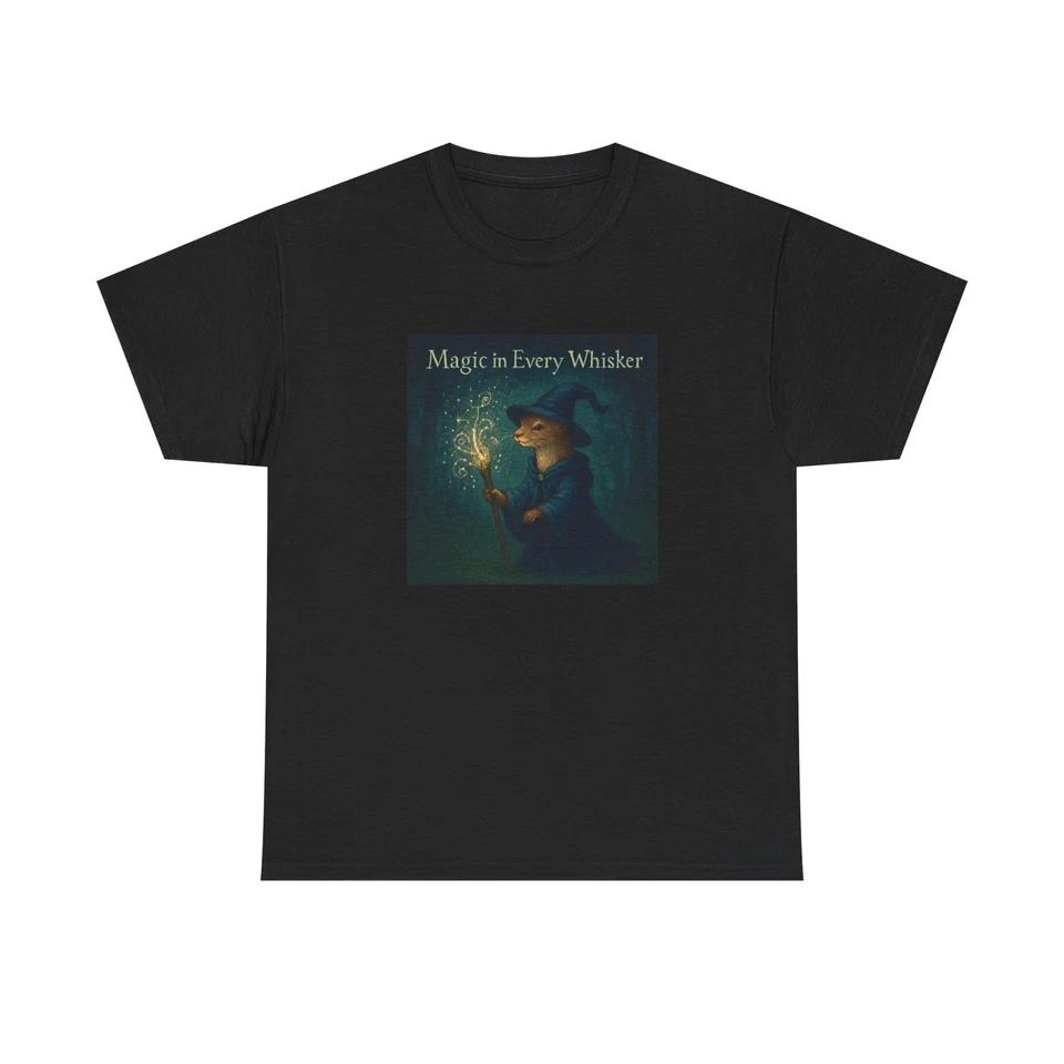 Unisex Adult T Shirt Wizard Weasel Enchanted Caster XL