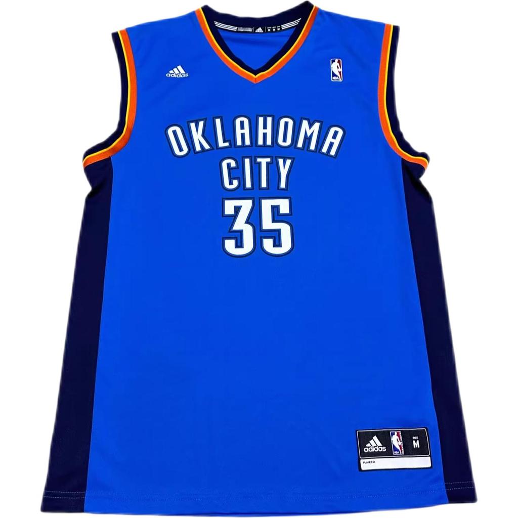 Adidas X NBA Collaboration Oklahoma City Thunder Durant Fashion Comfortable Soft Skin-Friendly Basketball Jersey Unisex Jersey Blue 7818A-3CB-AEB1104