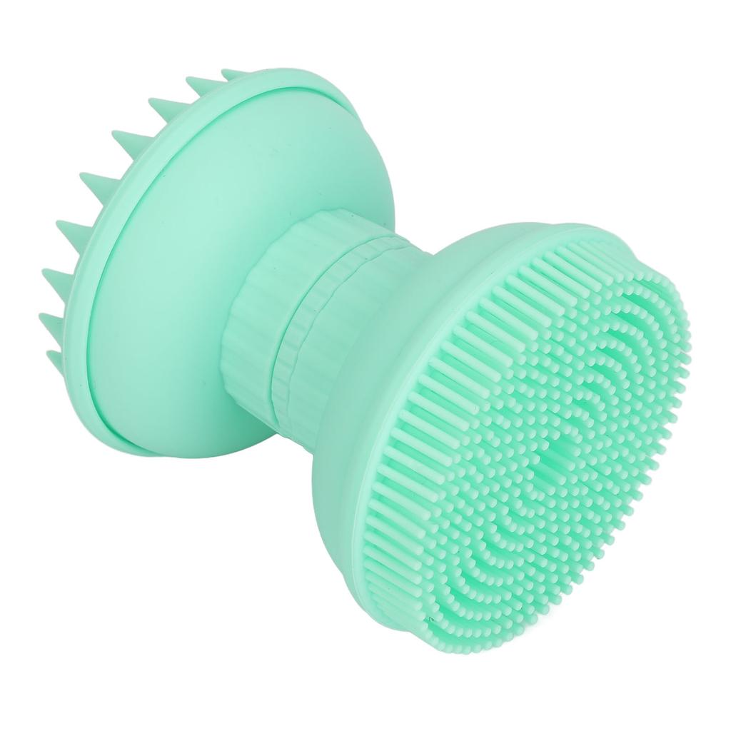 Facial Cleansing Brush Silicone Ergonomic Scalp Scrubber Exfoliator Cleanser for Face Wash