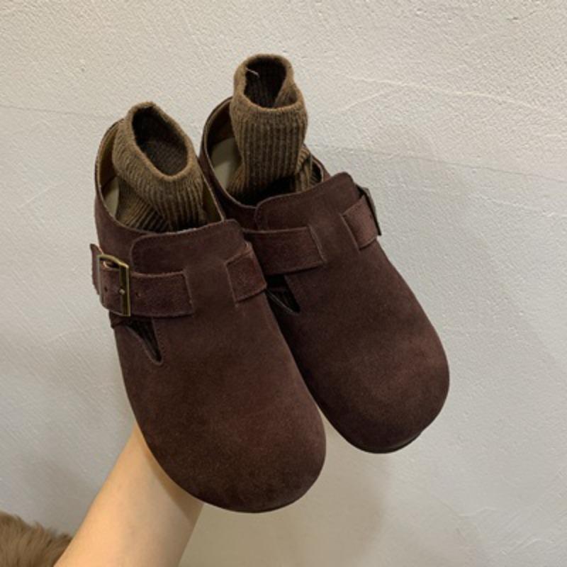 Skóra krowia anty-welurowa buty z dużą główką damskie buty bawełniane damskie welurowe buty zimowe damska odzież wierzchnia puszyste buty jeden pedał