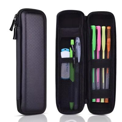 Étui Rigide Noir en EVA pour Stylet, Porte-Crayon, Organisateur de Rangement en Maille pour Écouteurs, Étui à Crayon à Fermeture Éclair, Fournitures Scolaires