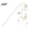 Mantelpiece Holiday Accents Faux Crystal Christmas Tree Picks, Acrylic White Glitter Sprays for Decor And Clear Faceted Beads Wreath Centerpieces,