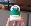 2025 Winter New Leather Boys' & Girls' Velvet-Lined Warm Cotton Casual Sneakers