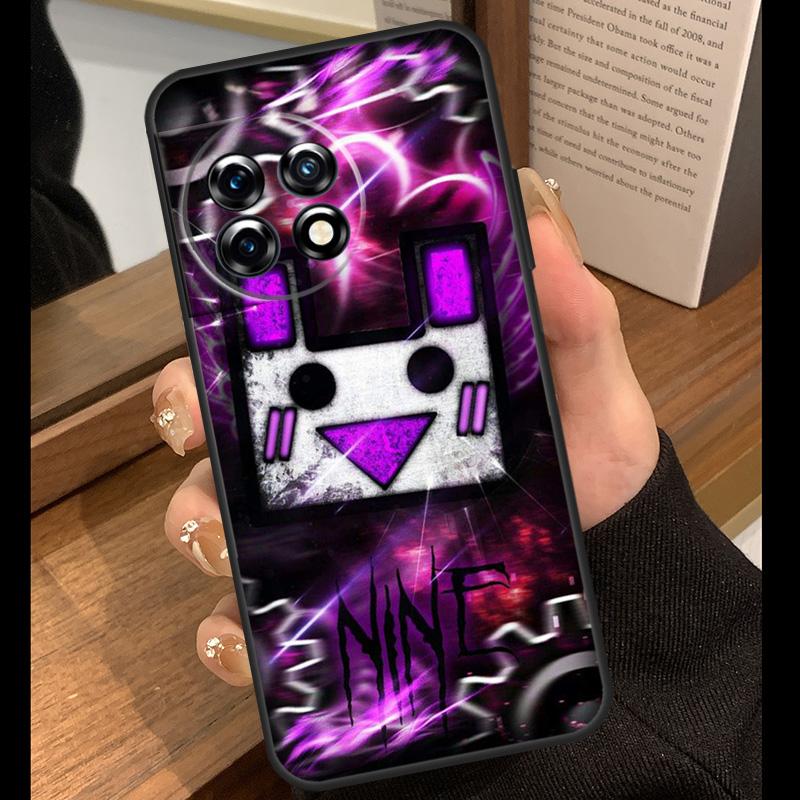 game Geometry Dash Case For OnePlus 15 13 12 11 10 13T 13R 12R 10T OnePlus Nord 5 CE 4 3 2 Lite N20 N30 Funda