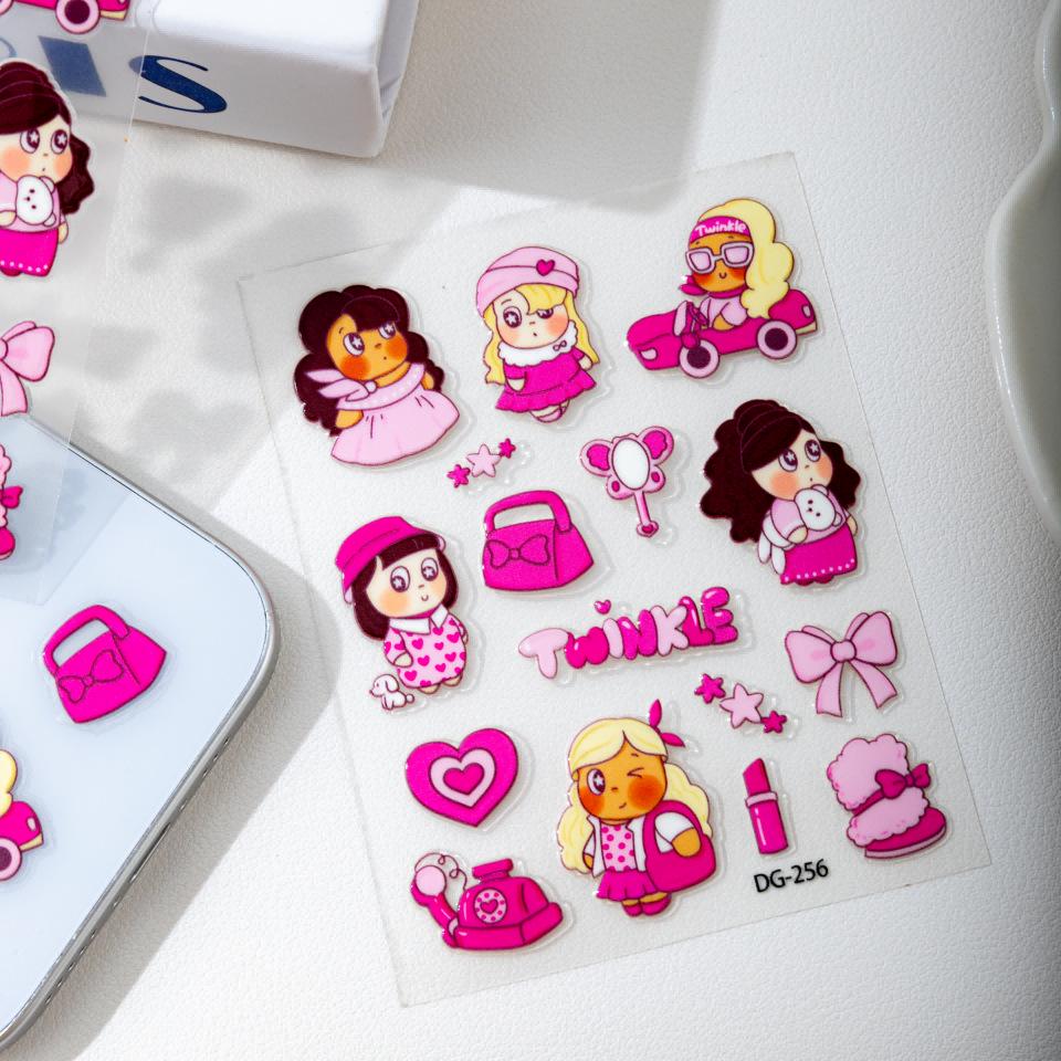 

Cyansea Barbie Princess Cartoon Sticker Set for Phone, Computer, iPad. DG-256