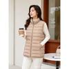 Women S Plus Size Stand Collar Sleeveless Padded Vest Casual