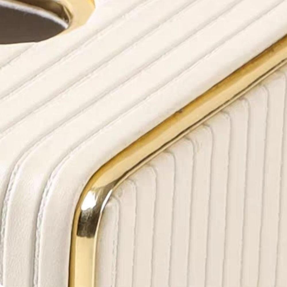 High Quality Streak Tissue Box Exquisite Paper Storage Container Modern Napkin Holder Living Room