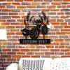 Vintage Tractor Metal Wall Art, Farmhouse Decor, Rustic Man Cave Gift, Personalized Name Sign, Custom American Style