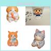 Drewniana Dekoracja Rękodzieło z Kotem Maneki-neko z Uroczy Designem Do Domu, Biura i Wnętrza Samochodu