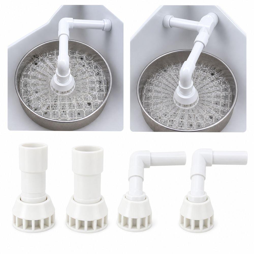 Rotatable Outlet Aquarium Filter Screen 20/25/32mm Aquarium Water Spray Head Fish Tank Plumbing