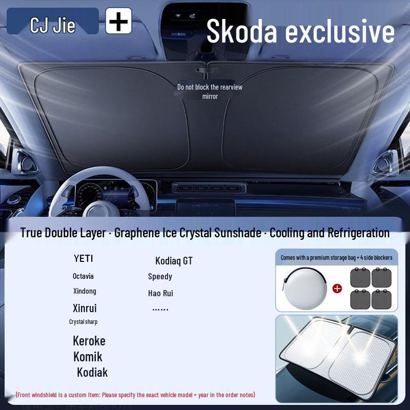 Car Windshield Sunshade Umbrella - Heat and Sun Blocker Visor Cover