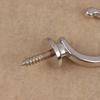 2Pcs Durable Ball End Polished Curtain Tieback Hook Expansion Plug Finish Modern Shaped Metal Wall Mounted