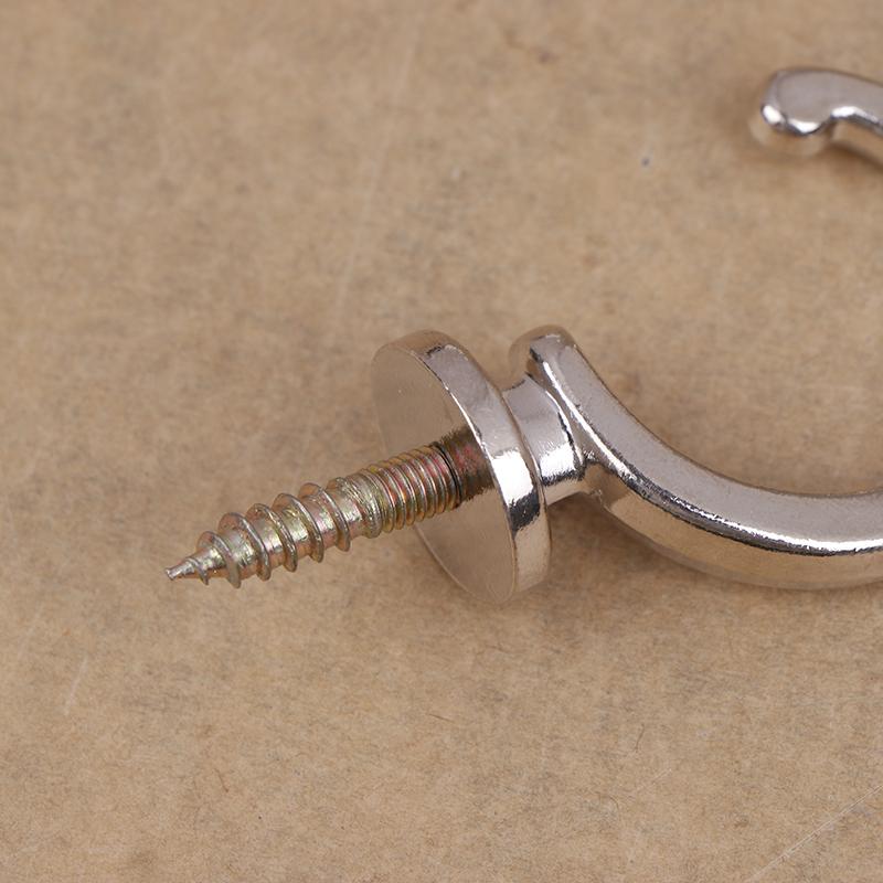2Pcs Durable Ball End Polished Curtain Tieback Hook Expansion Plug Finish Modern Shaped Metal Wall Mounted