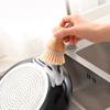 Dish Bamboo Scrub Brushes Pot Brush Round Mini Scrub Brush Natural Scrub Brush Wet Cleaning Scrubber for Wash Dishes Pots Pans