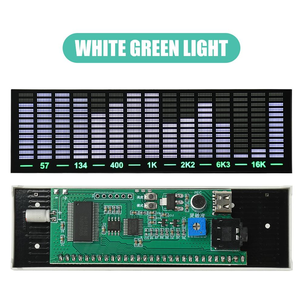 LED Voice-Activated Ambient Light, Voice-Activated Music Spectrum Rhythm Light, Type-C Connector, Suitable for Gaming Rooms, Etc