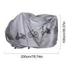 Bike Cover Weatherproof Dustproof UV Protection Cycle Tarp Bicycle Rain Cover for Mountain Road Electric Cycles Cruiser Scooter