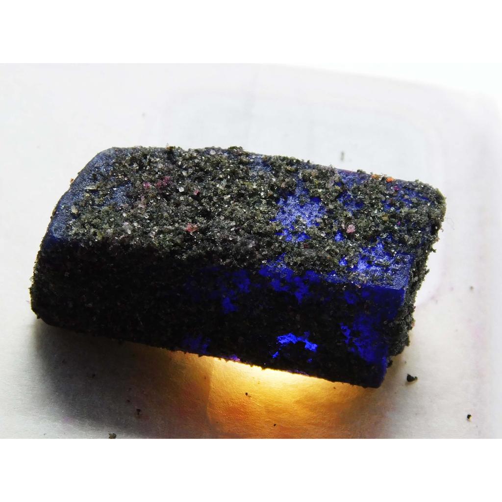 Natural Blue Sapphire 64.85ct Uncut Rough Certified Loose Gemstone