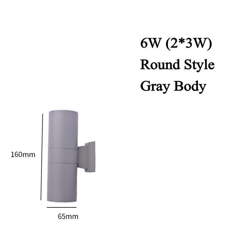 LED Outdoor Waterproof Wall Lamp Bedroom Living Room Aisle Corridor Wall Light Lighting Porch Garden Lamp Decorative Wall Sconce