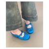Summer 2025 New Height-increasing, Flat-bottomed, Comfortable Flip-flops, Bow-shaped, Satin, Round-toed, Half-slipper for Women
