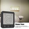 Waterproof Shower Clock for Bathroom Countdown Timer Alarm Thermometer Hygrometer