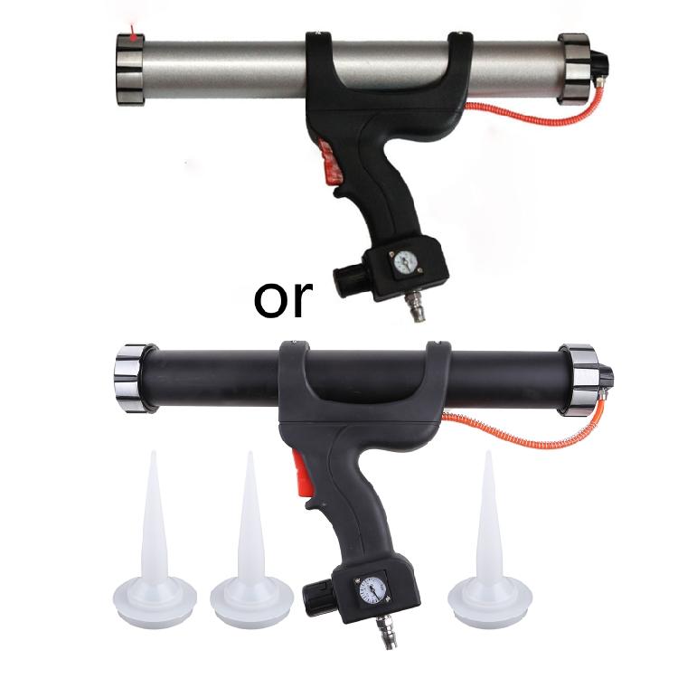 Convenient 600ml Sealant Pneumatic Caulking Gun Drip-free Sausage Sealant Gun