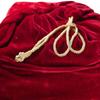Santa Claus Bag Velvet Christmas Bag Reusable Xmas Decorations Storage Bag