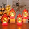 Vintage Handheld Christmas Lantern - Kids' Retro Night Light & Desktop Ornament