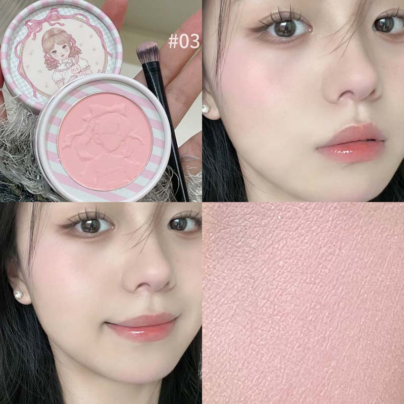 HERORANGE Dolce e Selvaggio Viso Piacevole Blush Rilievo Schiarente Polveroso Fine Shimmer Opaco Palette Rouge