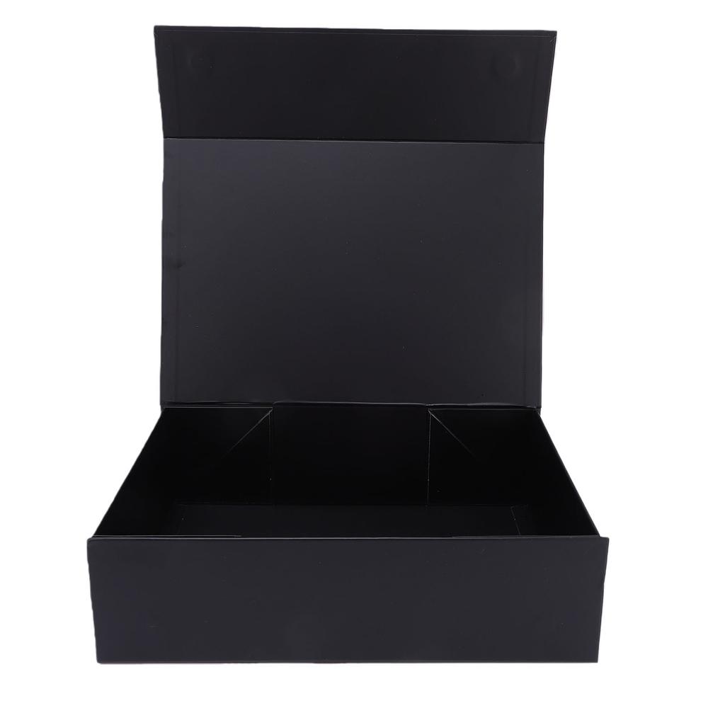 Gift Box Flip Open with Magnet Lid for Presents Packaging Valentine Day Mother Day Birthday Proposal Large Black with
