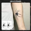 Spider Herbal Temporary Tattoo, Waterproof Long-Lasting Half Sleeve, Juice Tattoo for Men Women, Non-Permanent