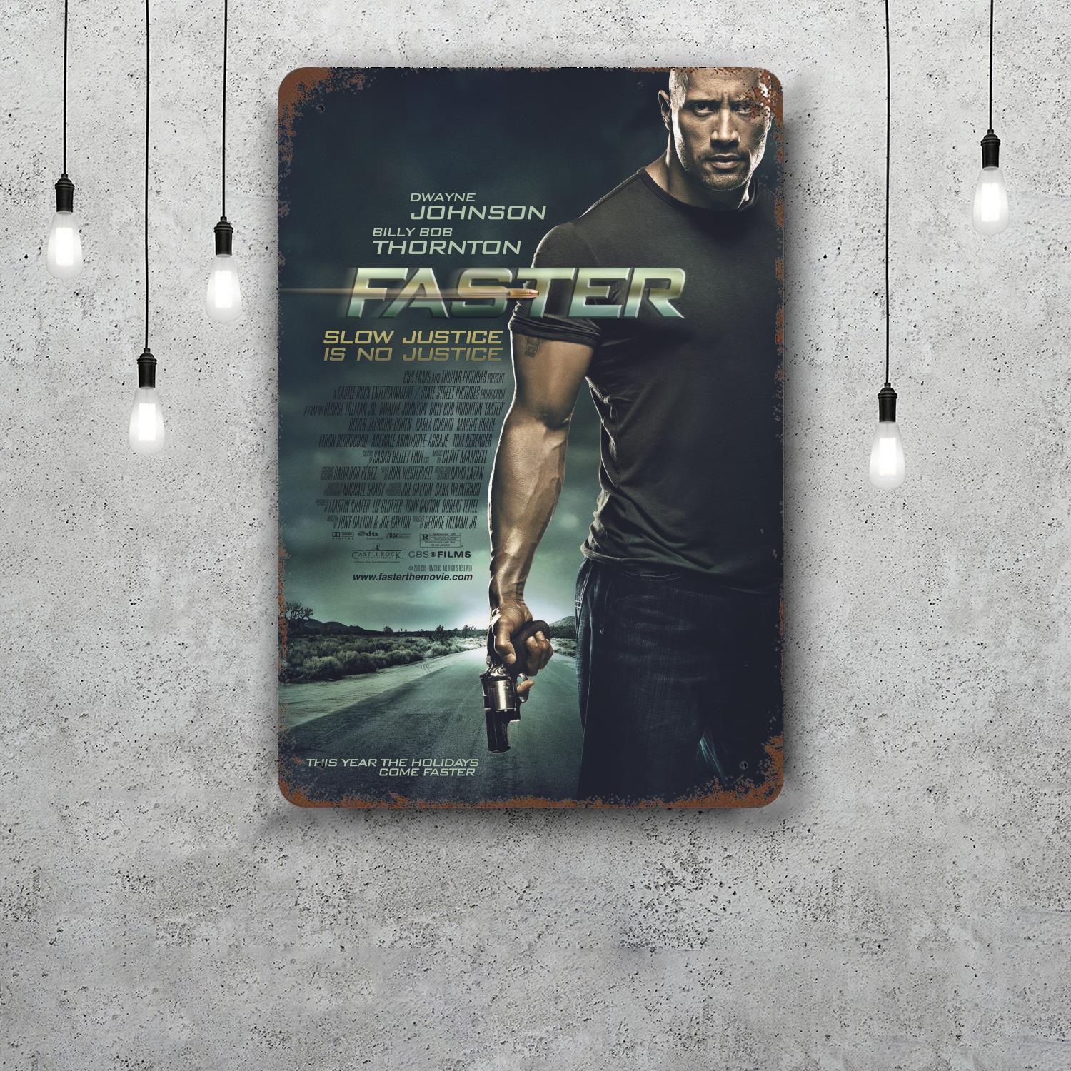 

Dwayne Johnson Funny Bar Metal Sign Retro Plaque Vintage Sign Alcohol Drinker Pub Club Man Cave Kitchen Wall Decoration 20x30cm（7.8x11.8inch）