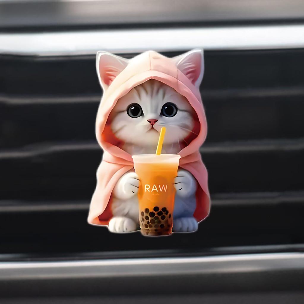 Car , Clip On Aroma Holder, Cardigan, Cute Cat Aroma , Air Purifier,