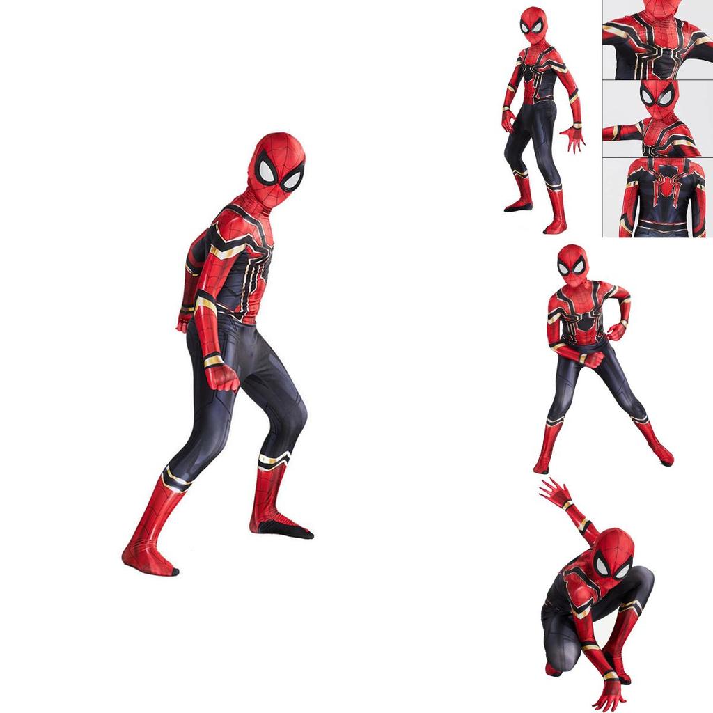 Breathable Lightweight Iron Spiderman Suit Superhero Costume Perfect For Cosplay