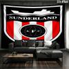 Sunderland A.F Custom Name Wall Tapestry Aesthetic Wall Hanging Printed Fabric Blanket Decorative Tapestries for Bedroom Living Room Home Decor