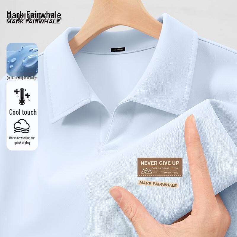 Mark Fairwhale Men's Quick-Dry Breathable Polo Shirt