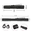 Pocket Torch Powerful Led Lantern Aaa Battery For Camping Hunting Portable Mini Pen Led Flashlight Waterproof Pen Light