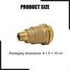 Gasanschluss Schlauchadapter 1/4NPT Zubehör Grillregler Premium Schnellkupplungsfittings für Heizung