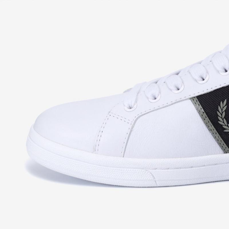 Fred Perry Men S White SneakerS B721 Leather Webbing