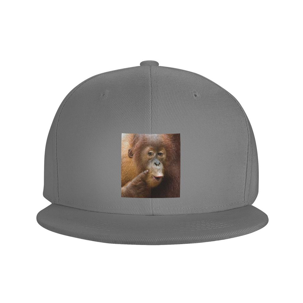 Gorilla Face Print  Baseball Caps Snapback Fashion Baseball Hats Breathable Casual Casquette Outdoor for Unisex