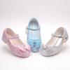 Girls' High-Heeled Princess Shoes, New Spring and Autumn Children's Single Shoes, Elsa Angel Butterfly Shoes, Fashionable Baby Shoes for Girls