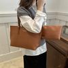 Chic Minimalist Pu Tote Bag For Women With Soft Texture And Spacious Design