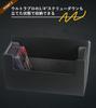 PSA BGS Certified Card Case, Screw-Down Storage Box, Deck Case, Trading Card Case, PU Leather, Large (Holds 40 Cards, Black with Gray Interior)
