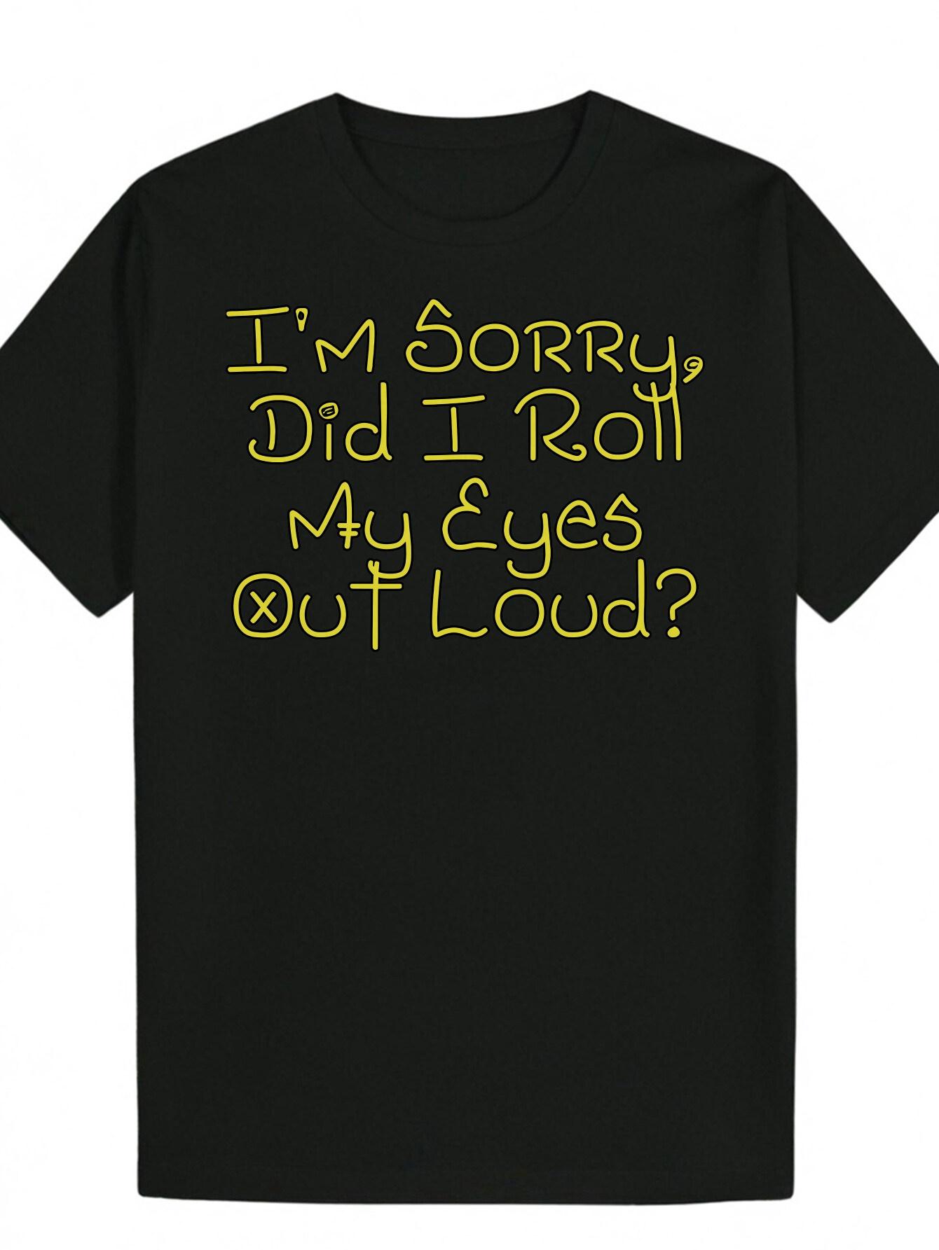 Round Neck Polyester Letter T-shirt XXXXL