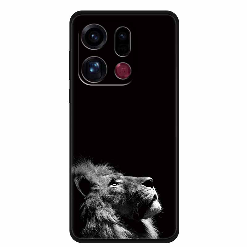 For OPPO Find X9 5G Case Silicone Space Animal TPU Soft Black Cover For OPPO Find X9 Cases FindX9 CPH2797 PLJ110 Cool TPU Cover