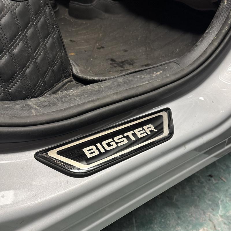 FOR DACIA BIGSTER 2024-2025 Door Sill Protector Auto Threshold Scuff Plate Stickers Steel Pedal Cover Car Styling Accessories