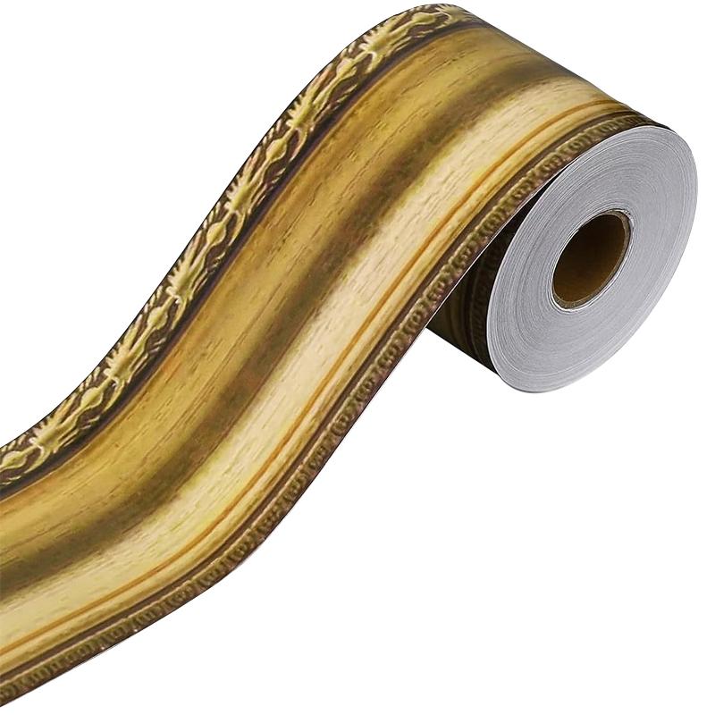 10M/Role Samolepky na tabuli DIY Samolepicí Zlatá 10M Vintage Okraj Dekorační samolepka Fotorámeček Party dekorace