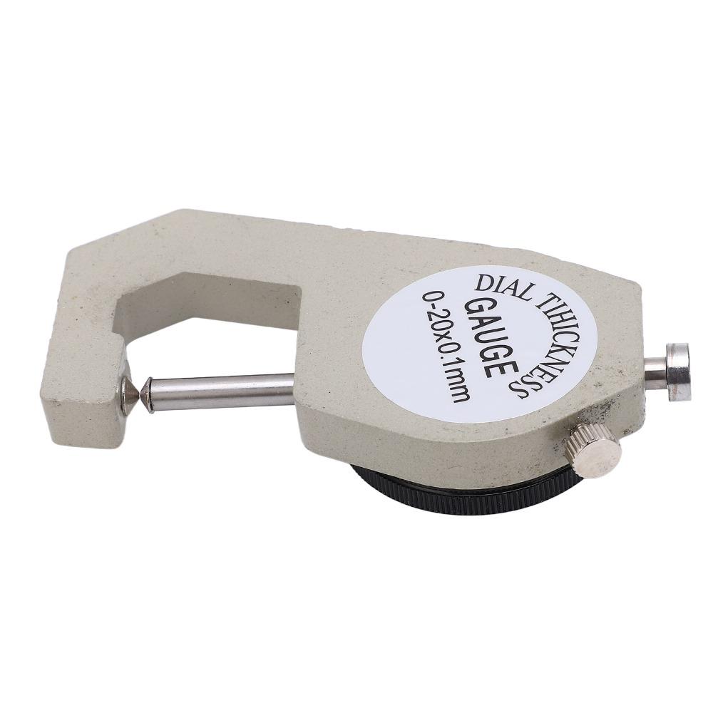 Pointer Display Thickness Micrometer 0-20mm Range Portable Thickness Meter  For Metals