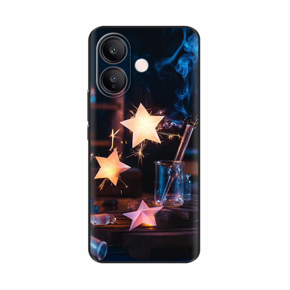 For Vivo V60 Lite Case Case Sweet Love Heart Flower Soft Silicone TPU Cover For Vivo V60 Lite 4G 5G Phone Cases Protective Coque