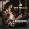 Alarm Clock Radio With Dual Alarms, Fm Digital Bedside Clock With Snooze Function, Led Display 4